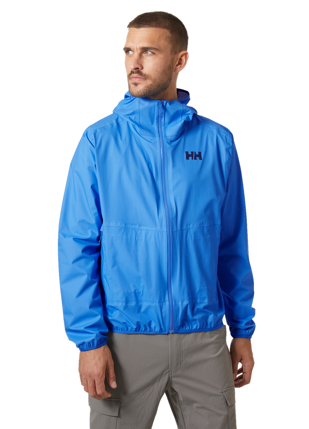 Helly Hansen Men's Verglas 2.5L Fastpack Waterproof Jacket (Ultra Blue)