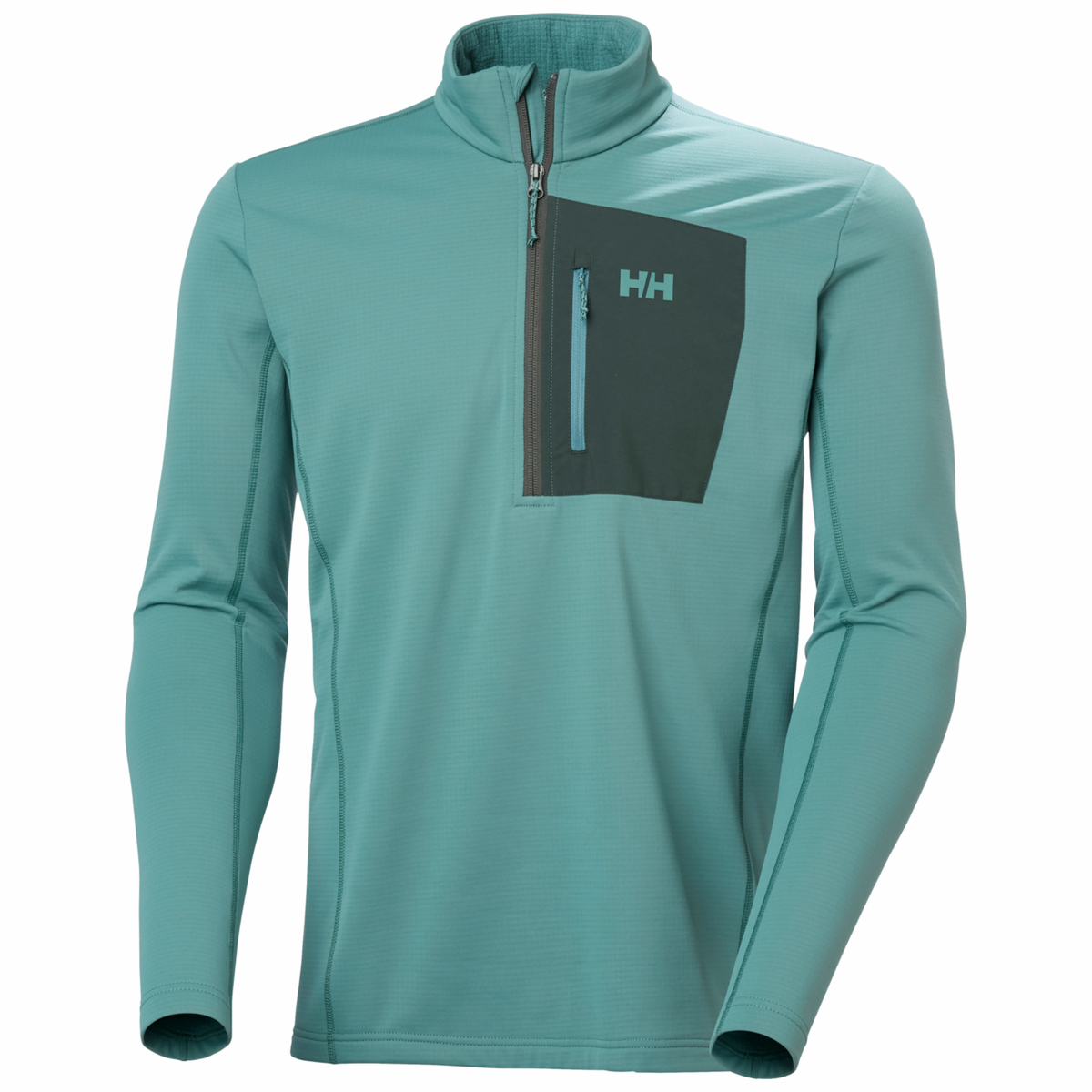 Helly Hansen Men's Versalite Half Zip Fleece Top Opal Green 494 49550