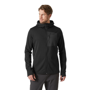 Helly Hansen Men's Versalite Hooded Full Zip Fleece Jacket (Black)