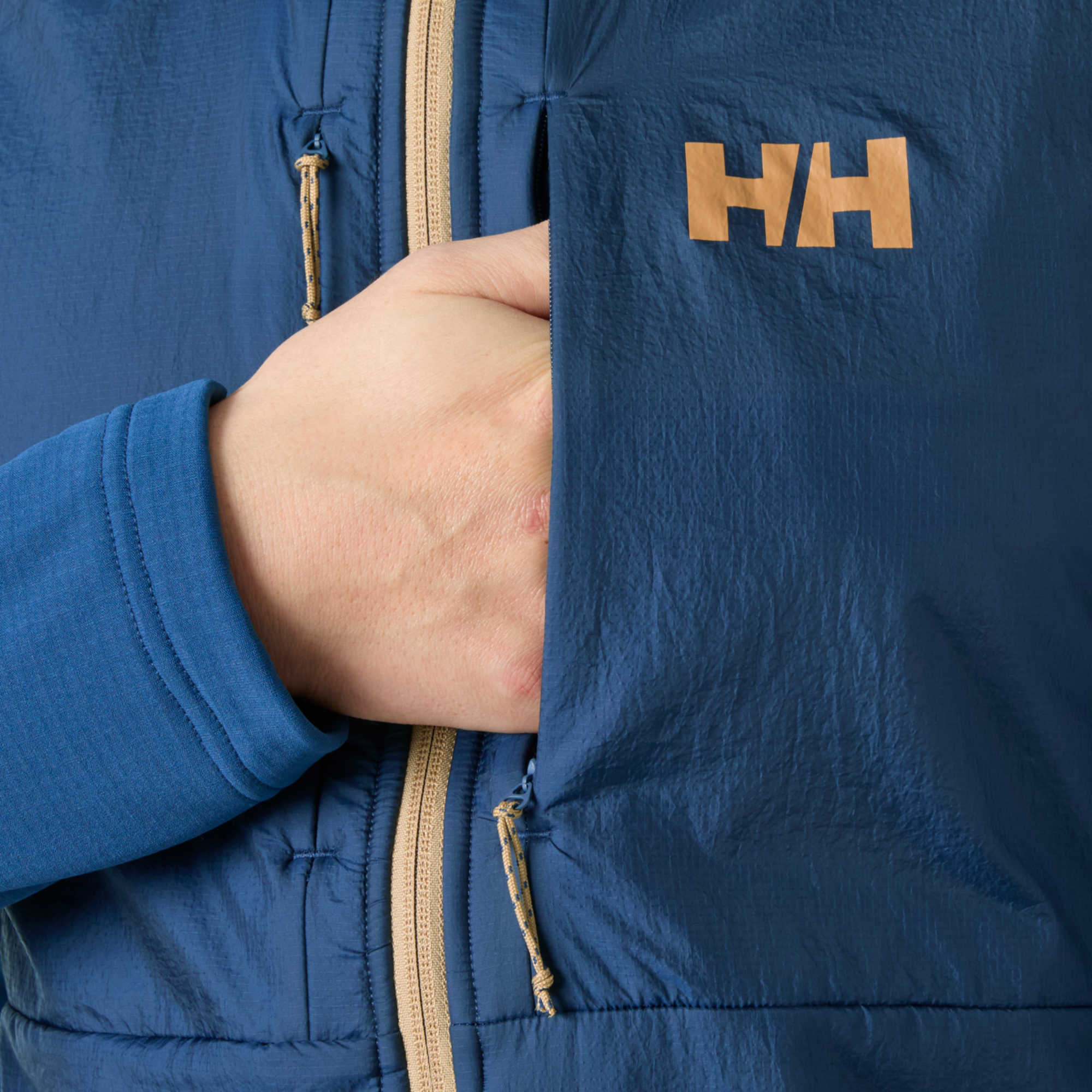 Helly Hansen Men's Versalite Hybrid Fleece Jacket (Dark Blue)
