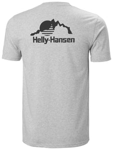 Helly Hansen Nord Graphic Short Sleeve T-Shirt (Grey Melange)