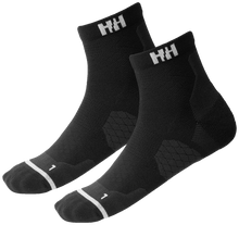 Load image into Gallery viewer, Helly Hansen Unisex Trail Socks - 2 Pair Pack (Black)
