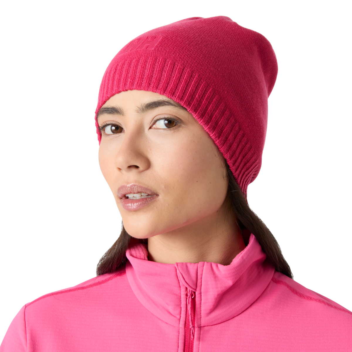 Helly Hansen Unisex Brand Beanie Hat Cranberry 092 57502