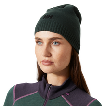 Load image into Gallery viewer, Helly Hansen Unisex Brand Beanie Hat (Dark Jungle)
