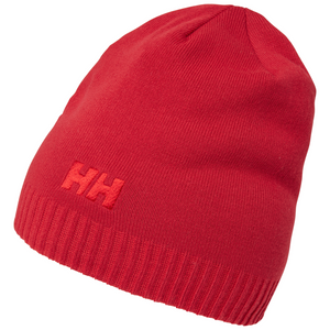 Helly Hansen Unisex Brand Beanie Hat (Red)