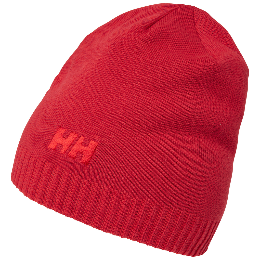 Helly Hansen Unisex Brand Beanie Hat (Red)