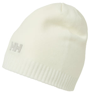 Helly Hansen Unisex Brand Beanie Hat (White)