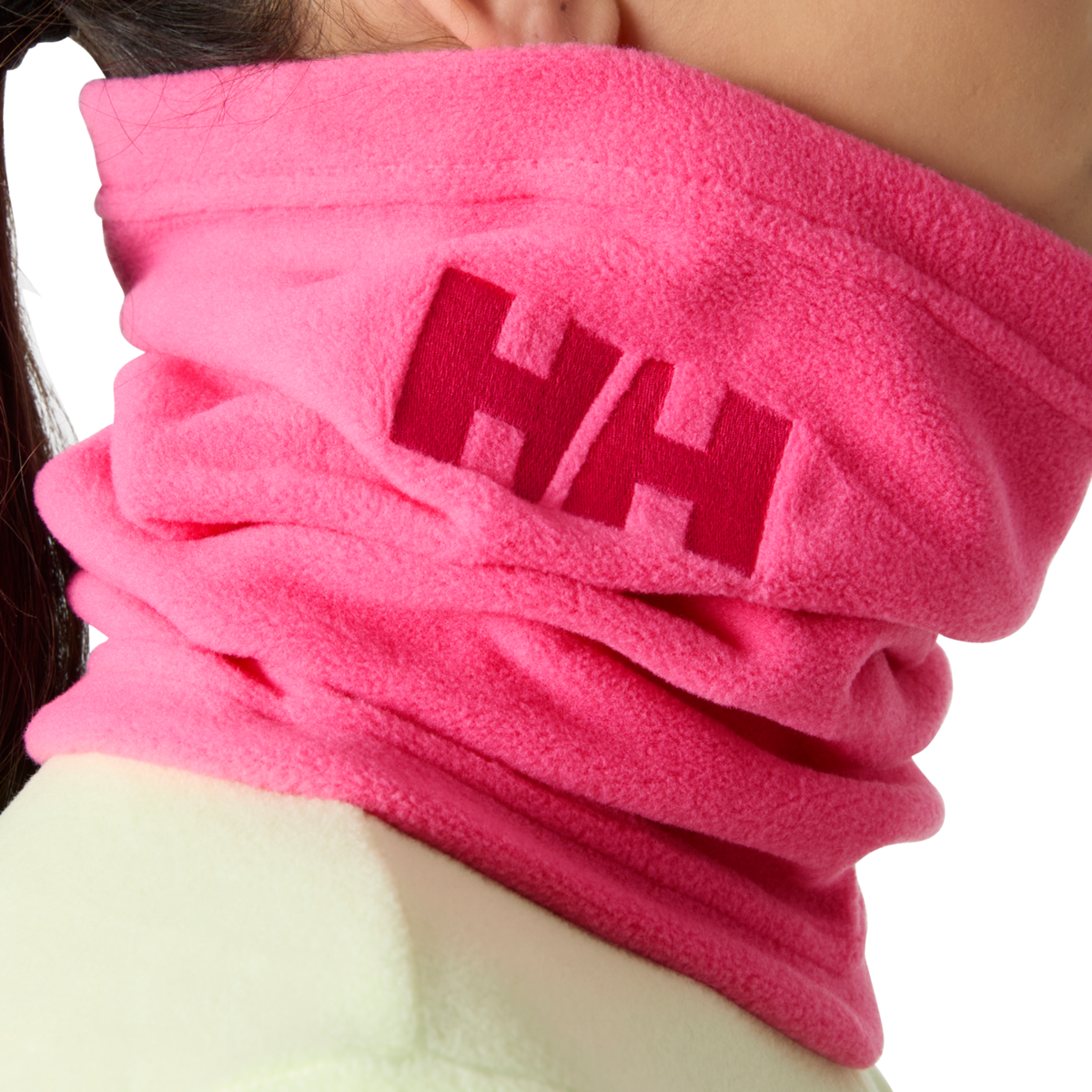Helly Hansen Unisex Daybreaker Polartec Fleece Neck Gaiter Hot Pink 074 67651