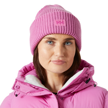 Load image into Gallery viewer, Helly Hansen Unisex HH Rib Beanie Hat (Meta Pink)
