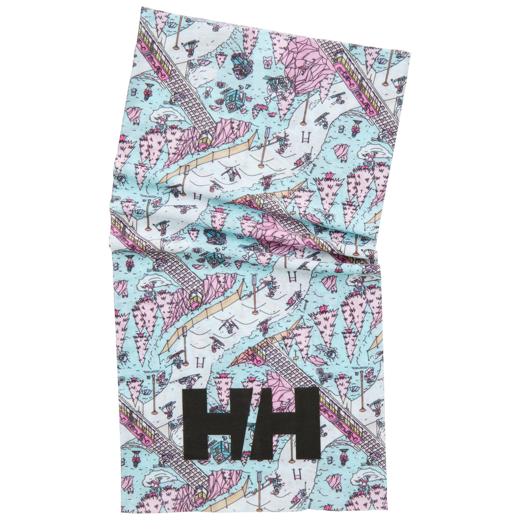 Helly Hansen Unisex Neck Gaiter (Seafoam Oslo AOP)