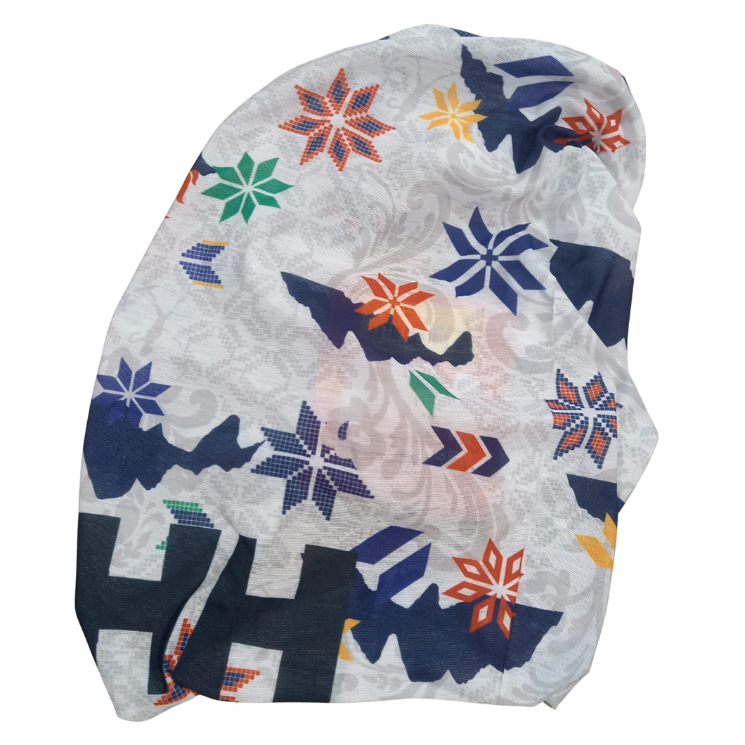Helly Hansen Unisex Neck Gaiter (White AOP)
