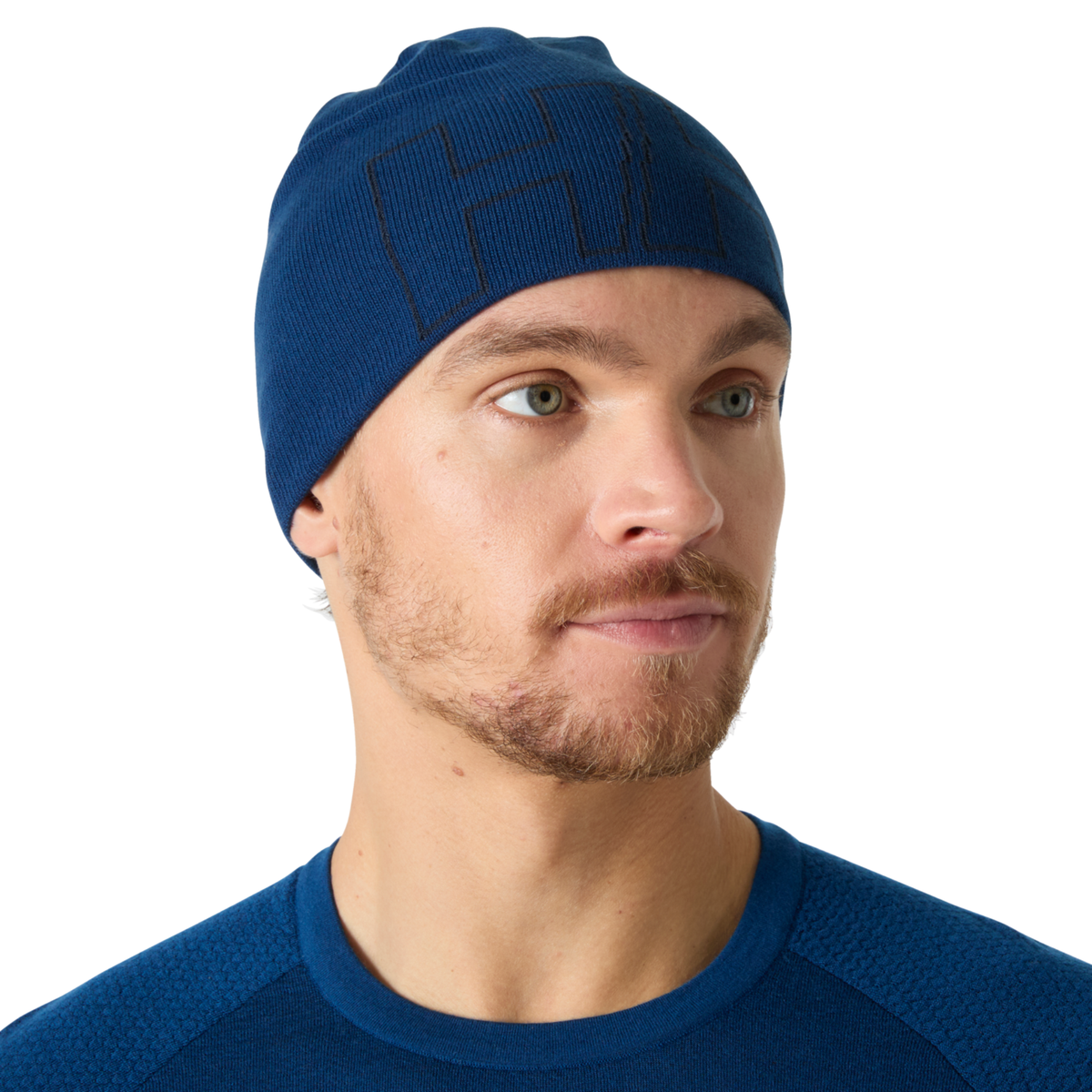 Helly Hansen Unisex Outline Beanie Hat Dark Blue 507 67211