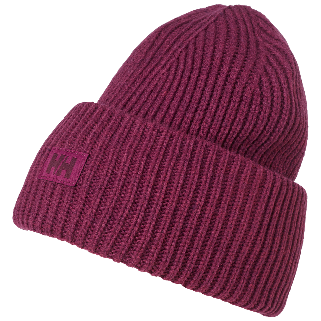 Helly Hansen Unisex Rib Beanie (Dark Magenta)