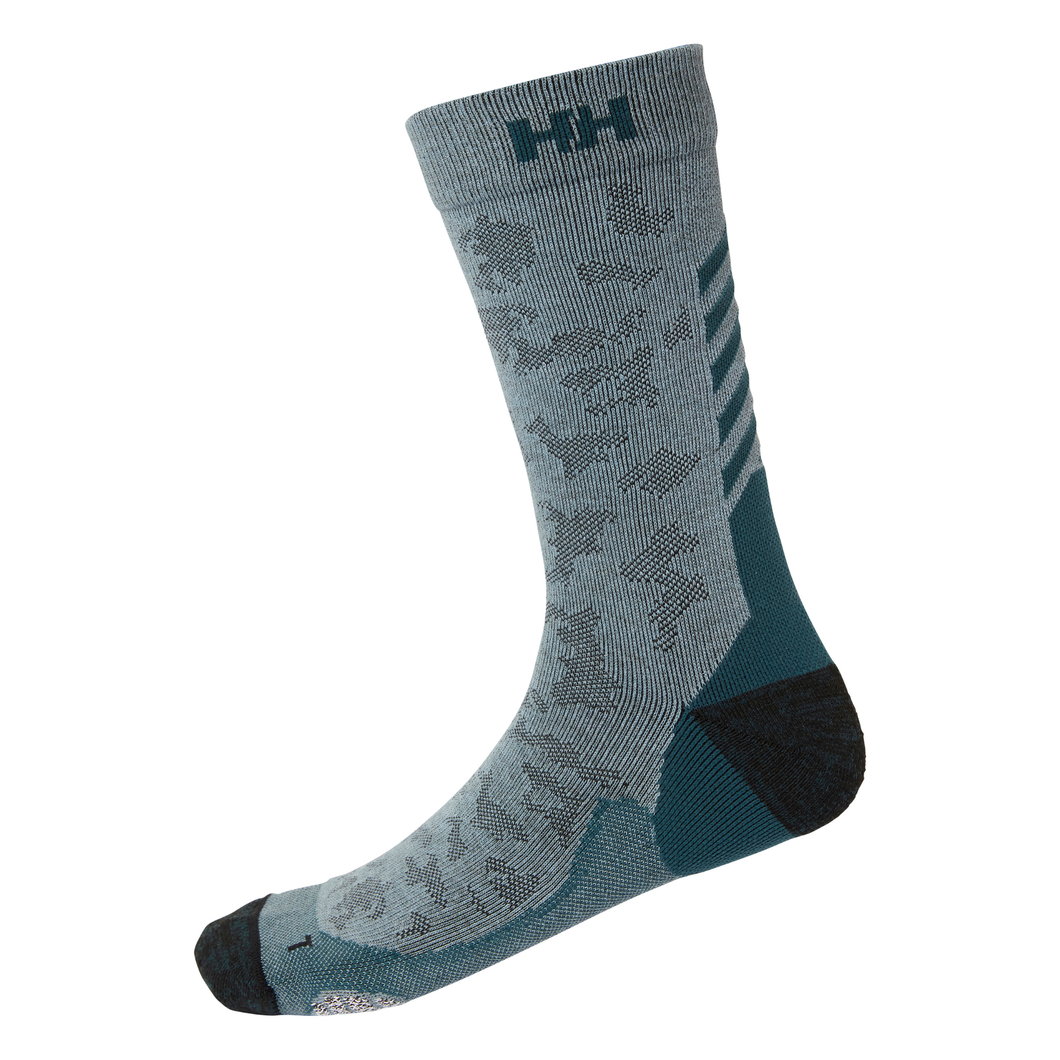 Helly Hansen Unisex Trail Crew Length Socks (Dark Creek)