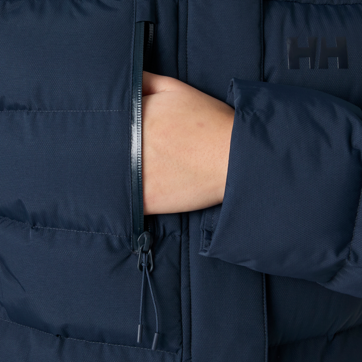 Helly Hansen Women's Adore Puffy Hooded Insulated Jacket (Navy)
