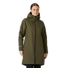 Load image into Gallery viewer, Helly Hansen Women&#39;s Aspire Waterproof Insulated Parka (Utility Green)
