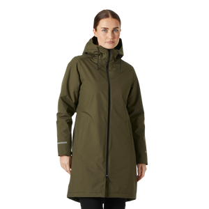 Helly Hansen Women's Aspire Waterproof Insulated Parka (Utility Green)