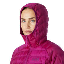 Load image into Gallery viewer, Helly Hansen Women&#39;s Banff Hooded Insulated Jacket (Dark Magenta/Magenta 2.0)
