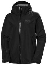Load image into Gallery viewer, Helly Hansen Women&#39;s Blaze 3L Waterproof Shell Jacket (Black)
