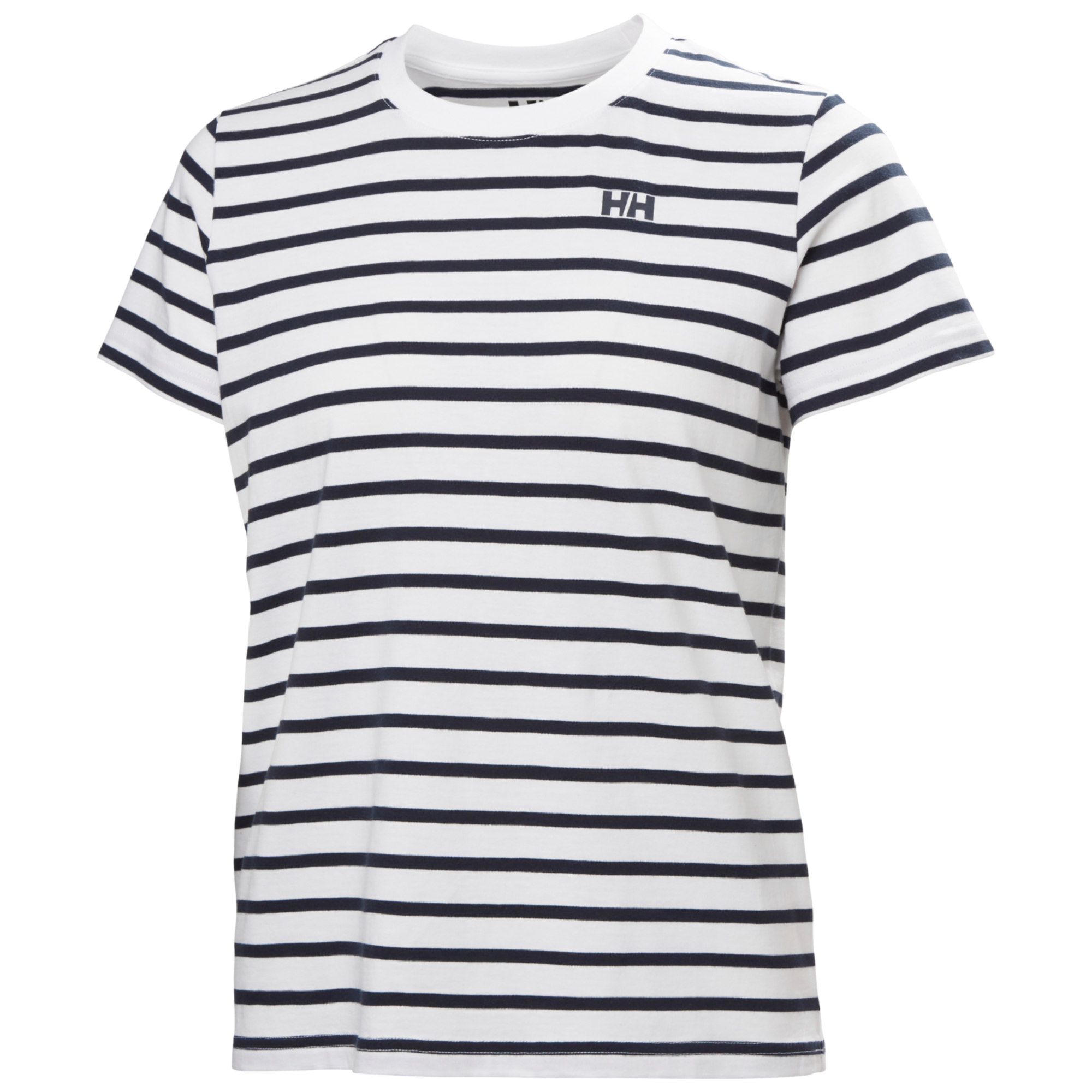 Helly Hansen Women's Core Graphic 2.0 Short Sleeve Tee (White Life Stripe)