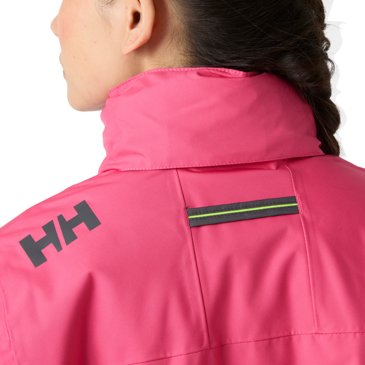 Helly Hansen Women's Crew Hooded Midlayer HT Waterproof Insulated Jacket 2.0 Hot Pink 074 34447