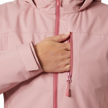 Load image into Gallery viewer, Helly Hansen Women&#39;s Crew Hooded Midlayer HT Waterproof Insulated Jacket 2.0 (Pink Salt)
