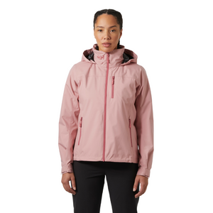Helly Hansen Women's Crew Hooded Midlayer HT Waterproof Insulated Jacket 2.0 (Pink Salt)