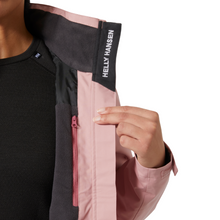 Load image into Gallery viewer, Helly Hansen Women&#39;s Crew Hooded Midlayer HT Waterproof Insulated Jacket 2.0 (Pink Salt)
