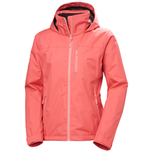 Load image into Gallery viewer, Helly Hansen Women's Crew Hooded Midlayer HT Waterproof Insulated Jacket 2.0 (Sunset Pink)
