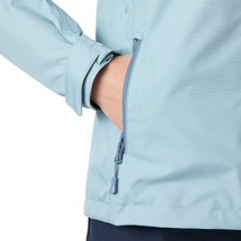 Load image into Gallery viewer, Helly Hansen Women's Crew Hooded Midlayer HT Waterproof Insulated Jacket 2.0 (Windy Blue)
