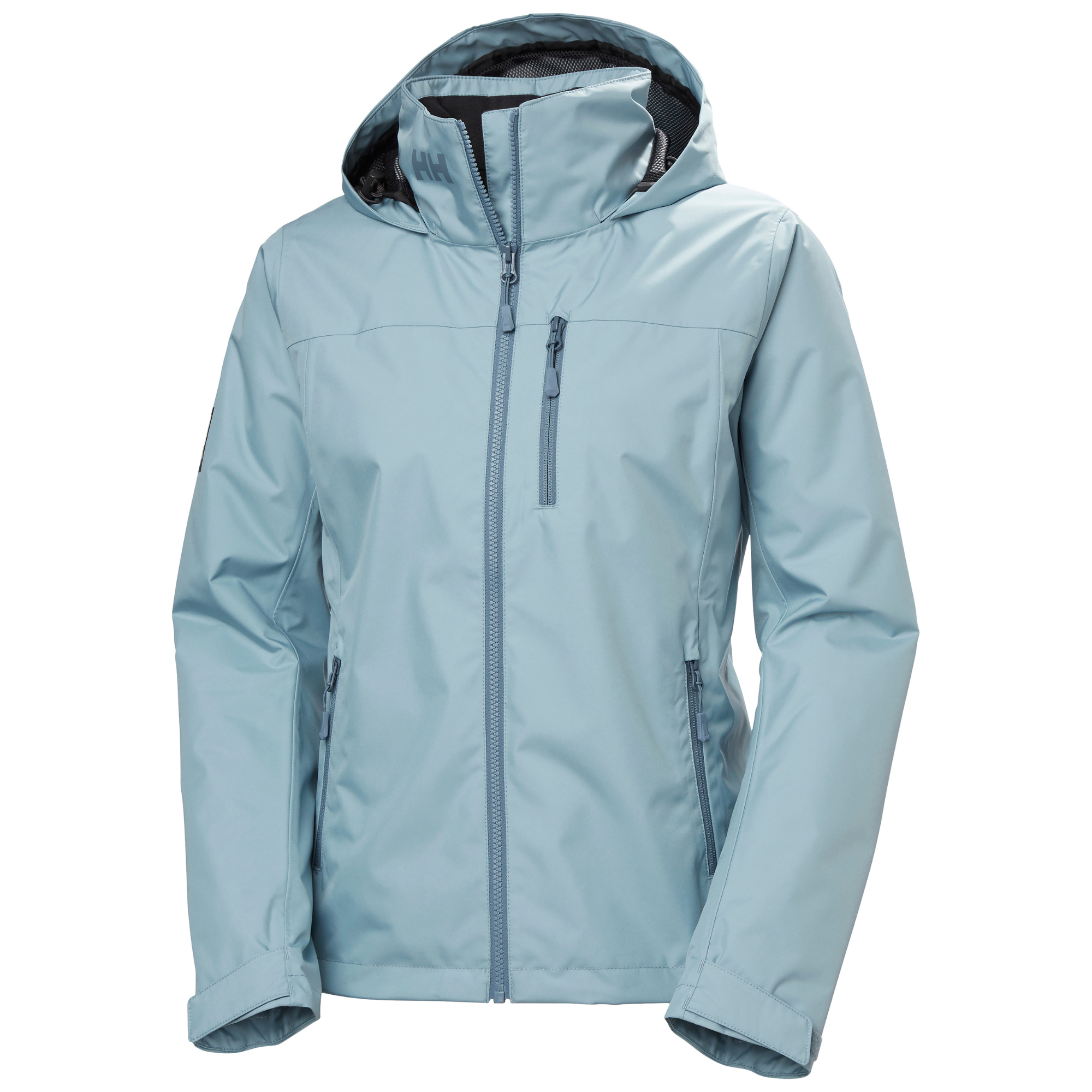 Helly Hansen Women's Crew Hooded Midlayer HT Waterproof Insulated Jacket 2.0 (Windy Blue)