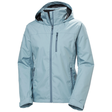 Load image into Gallery viewer, Helly Hansen Women's Crew Hooded Midlayer HT Waterproof Insulated Jacket 2.0 (Windy Blue)
