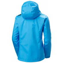 Load image into Gallery viewer, Helly Hansen Women&#39;s Crew Hooded Midlayer Fleece Lined HT Waterproof Jacket 2.0 (Cyan)
