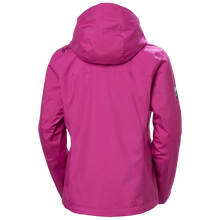 Load image into Gallery viewer, Helly Hansen Women&#39;s Crew Hooded Midlayer Fleece Lined HT Waterproof Jacket 2.0 (Magenta 2.0)
