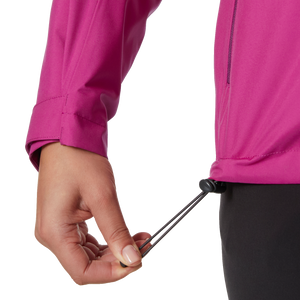 Helly Hansen Women's Crew Hooded Midlayer Fleece Lined HT Waterproof Jacket 2.0 (Magenta 2.0)