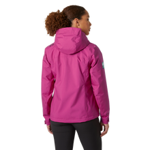 Load image into Gallery viewer, Helly Hansen Women&#39;s Crew Hooded Midlayer Fleece Lined HT Waterproof Jacket 2.0 (Magenta 2.0)
