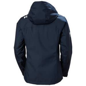 Helly Hansen Women's Crew Hooded Midlayer HT Waterproof Insulated Jacket 2.0 (Navy)