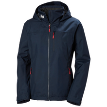 Load image into Gallery viewer, Helly Hansen Women&#39;s Crew Hooded Midlayer HT Waterproof Insulated Jacket 2.0 (Navy)
