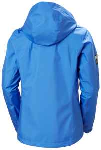 Helly Hansen Women's Crew Hooded Midlayer Fleece Lined HT Waterproof Jacket 2.0 (Ultra Blue)