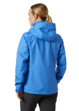 Load image into Gallery viewer, Helly Hansen Women&#39;s Crew Hooded Midlayer Fleece Lined HT Waterproof Jacket 2.0 (Ultra Blue)
