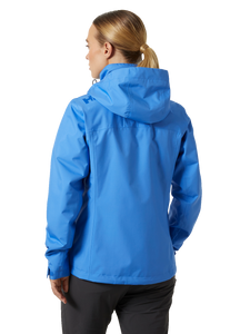 Helly Hansen Women's Crew Hooded Midlayer Fleece Lined HT Waterproof Jacket 2.0 (Ultra Blue)