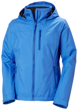 Load image into Gallery viewer, Helly Hansen Women&#39;s Crew Hooded Midlayer Fleece Lined HT Waterproof Jacket 2.0 (Ultra Blue)
