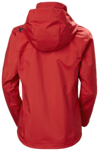 Load image into Gallery viewer, Helly Hansen Women&#39;s Crew Hooded Waterproof Jacket 2.0 (Red)
