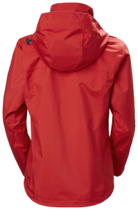 Helly Hansen Women's Crew Hooded Waterproof Jacket 2.0 (Red)