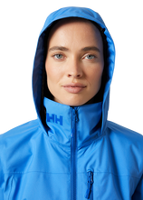 Load image into Gallery viewer, Helly Hansen Women&#39;s Crew Hooded Waterproof Jacket 2.0 (Ultra Blue)
