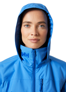 Helly Hansen Women's Crew Hooded Waterproof Jacket 2.0 (Ultra Blue)