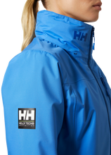 Load image into Gallery viewer, Helly Hansen Women&#39;s Crew Hooded Waterproof Jacket 2.0 (Ultra Blue)
