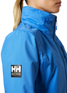 Helly Hansen Women's Crew Hooded Waterproof Jacket 2.0 (Ultra Blue)