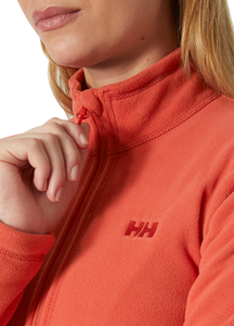 Helly Hansen Women's Daybreaker Polartec 100 Full Zip Fleece (Poppy Red)