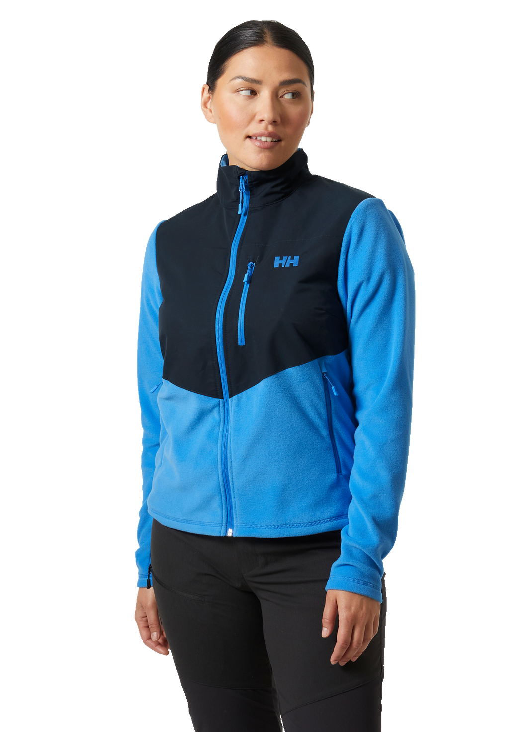 Helly Hansen Women's Daybreaker Block Full Zip Fleece (Ultra Blue)